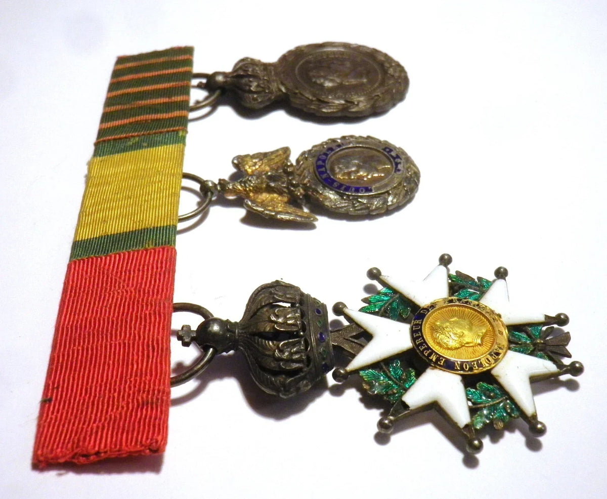 Saint Helena Medal Napoleon Empire silver gold