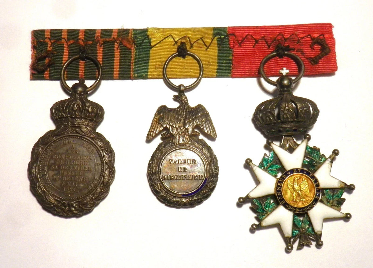 Saint Helena Medal Napoleon Empire silver gold