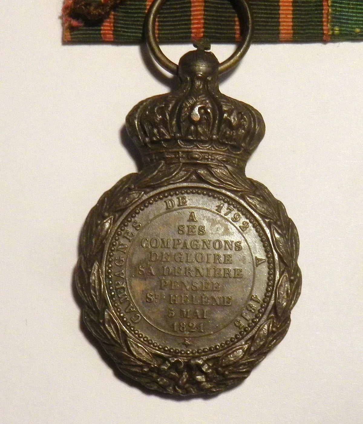Saint Helena Medal Napoleon Empire silver gold