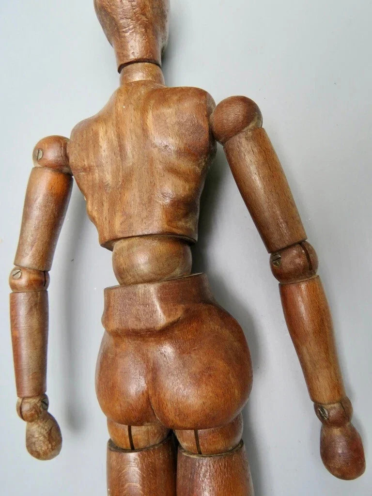 Mannequin d'artiste en bois féminin