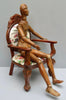 Mannequin d'artiste en bois féminin