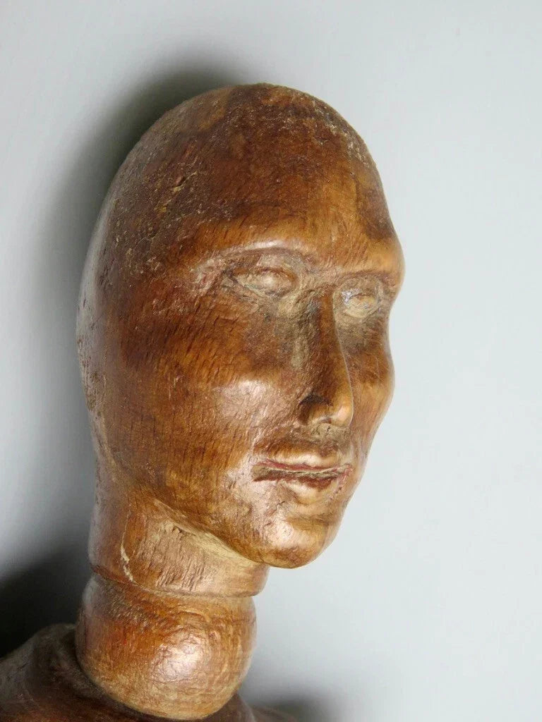 Mannequin d'artiste en bois féminin