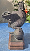 Statuette en bronze représentant un coq liberté