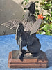 Statuette en bronze représentant un coq liberté