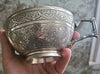 Solid silver cup and saucer