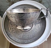 Solid silver cup and saucer