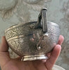 Solid silver cup and saucer
