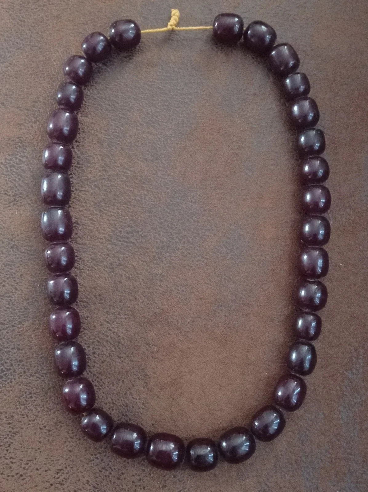 Vintage cherry red Bakelite necklace