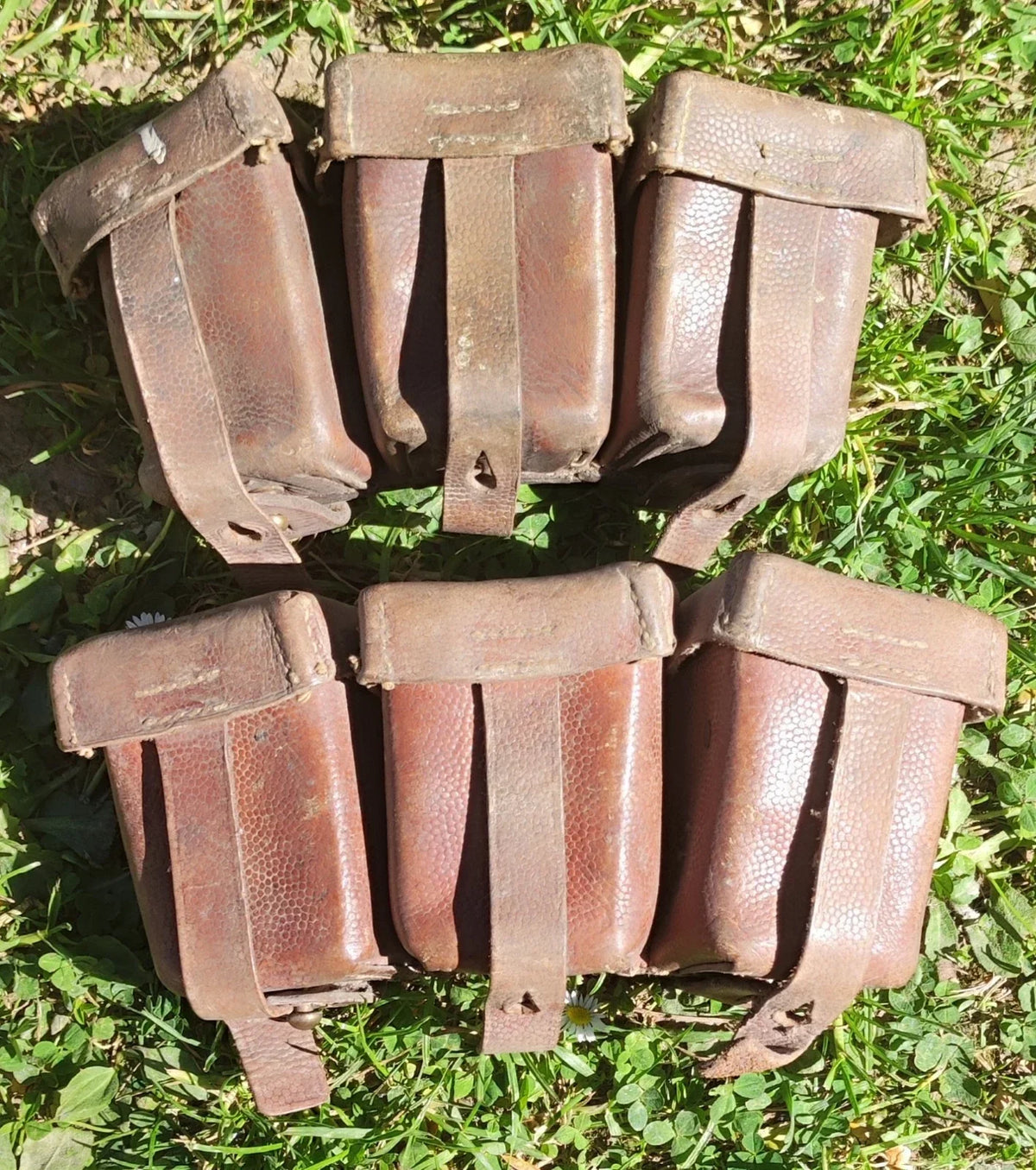 Pair of German World War I ammunition pouches