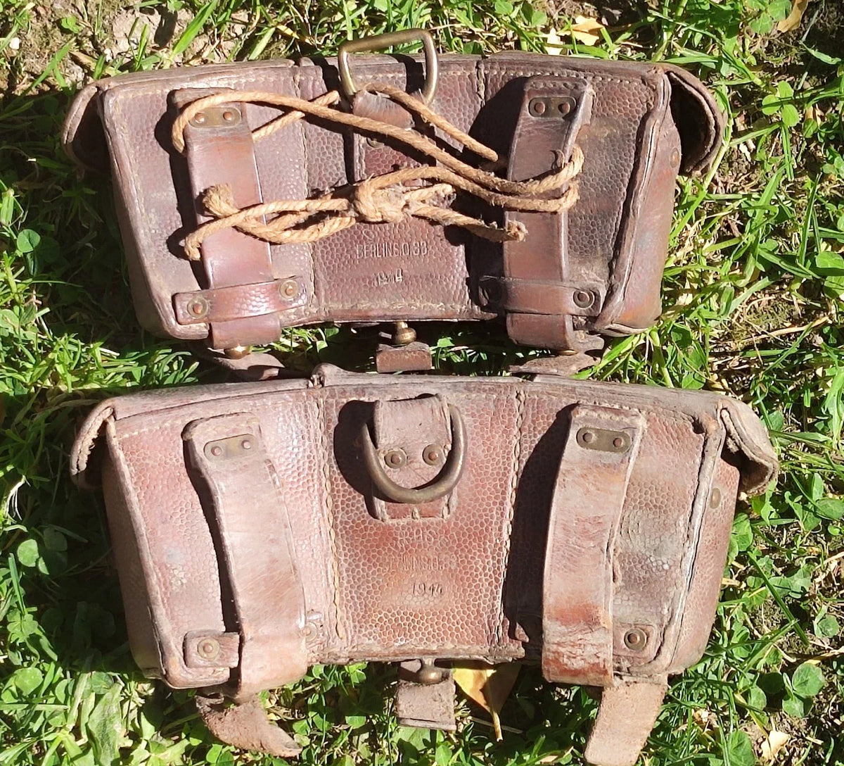 Pair of German World War I ammunition pouches