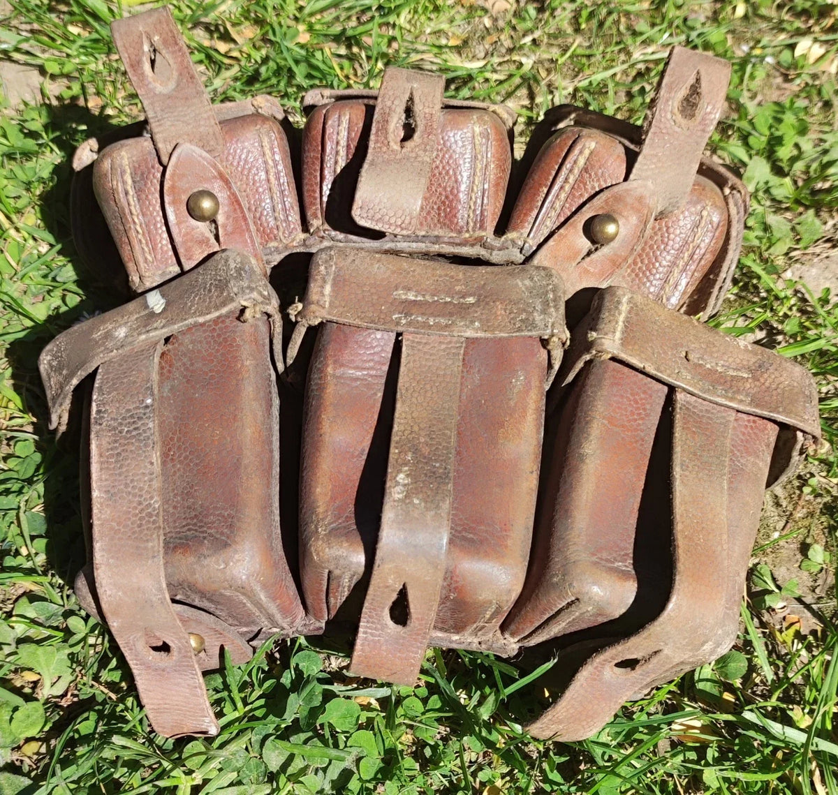 Pair of German World War I ammunition pouches