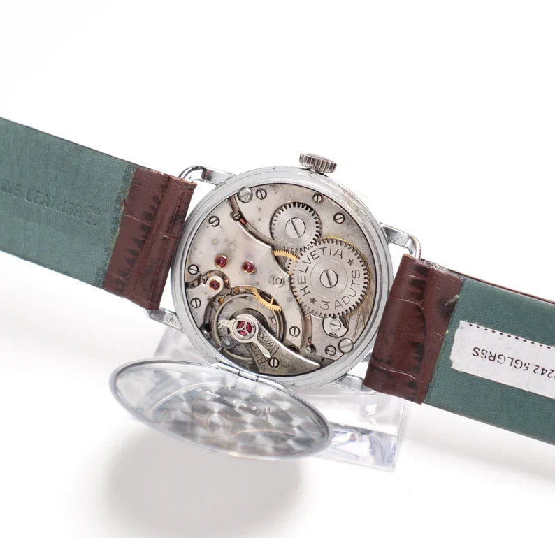 World War II Helvetia pilot's wristwatch