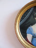 Original early 19th-century miniature painting depicting a woman