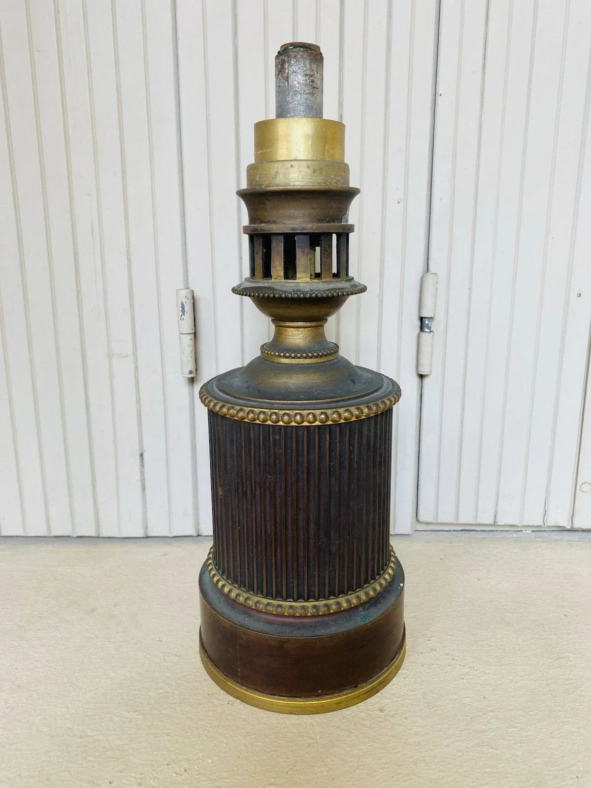 Antique oil lamp