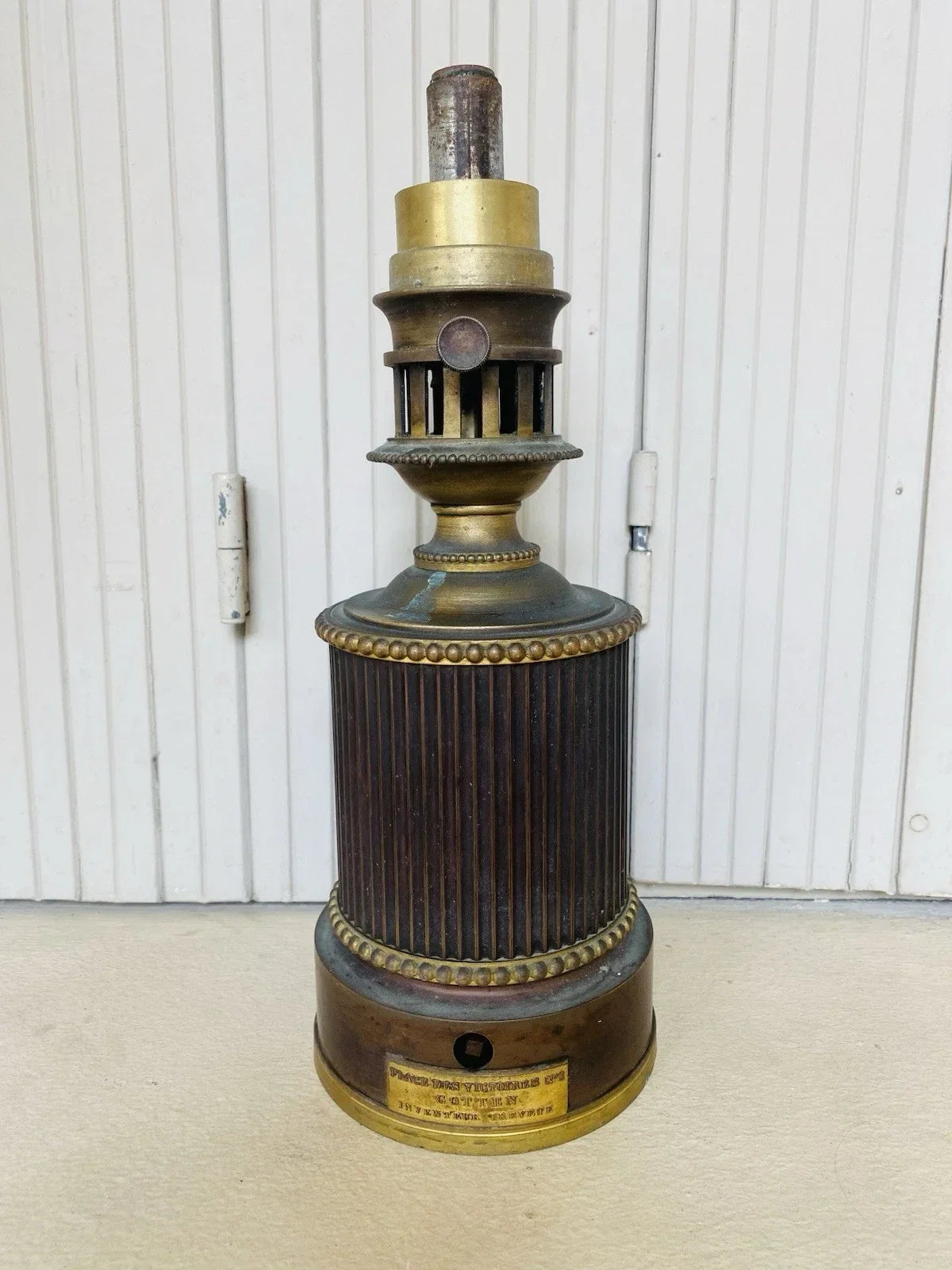 Antique oil lamp