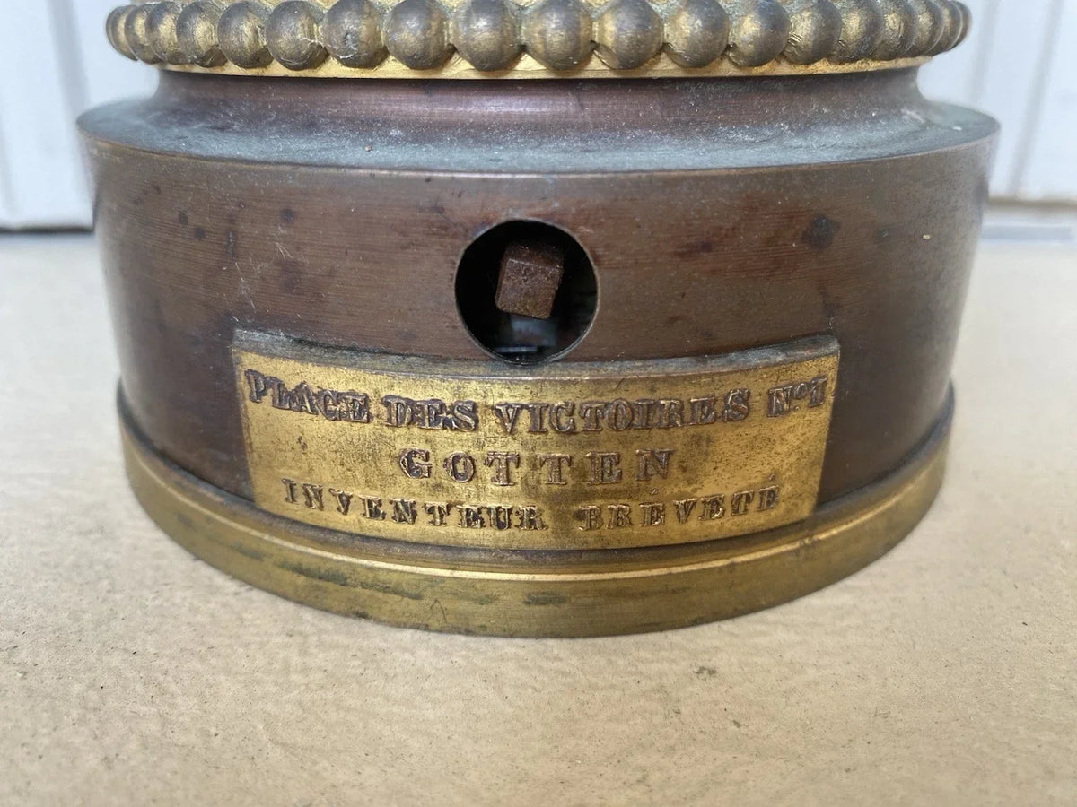 Antique oil lamp