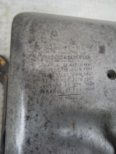 Antique manual sewing machine