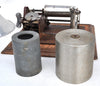 Cylinder phonograph with working mechanism