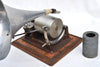 Cylinder phonograph with working mechanism