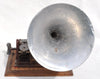 Cylinder phonograph with working mechanism
