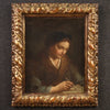 Oil painting on canvas depicting a portrait of great pictorial mastery