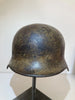 Casque allemand camouflé Normandie