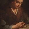 Oil painting on canvas depicting a portrait of great pictorial mastery