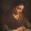 Oil painting on canvas depicting a portrait of great pictorial mastery
