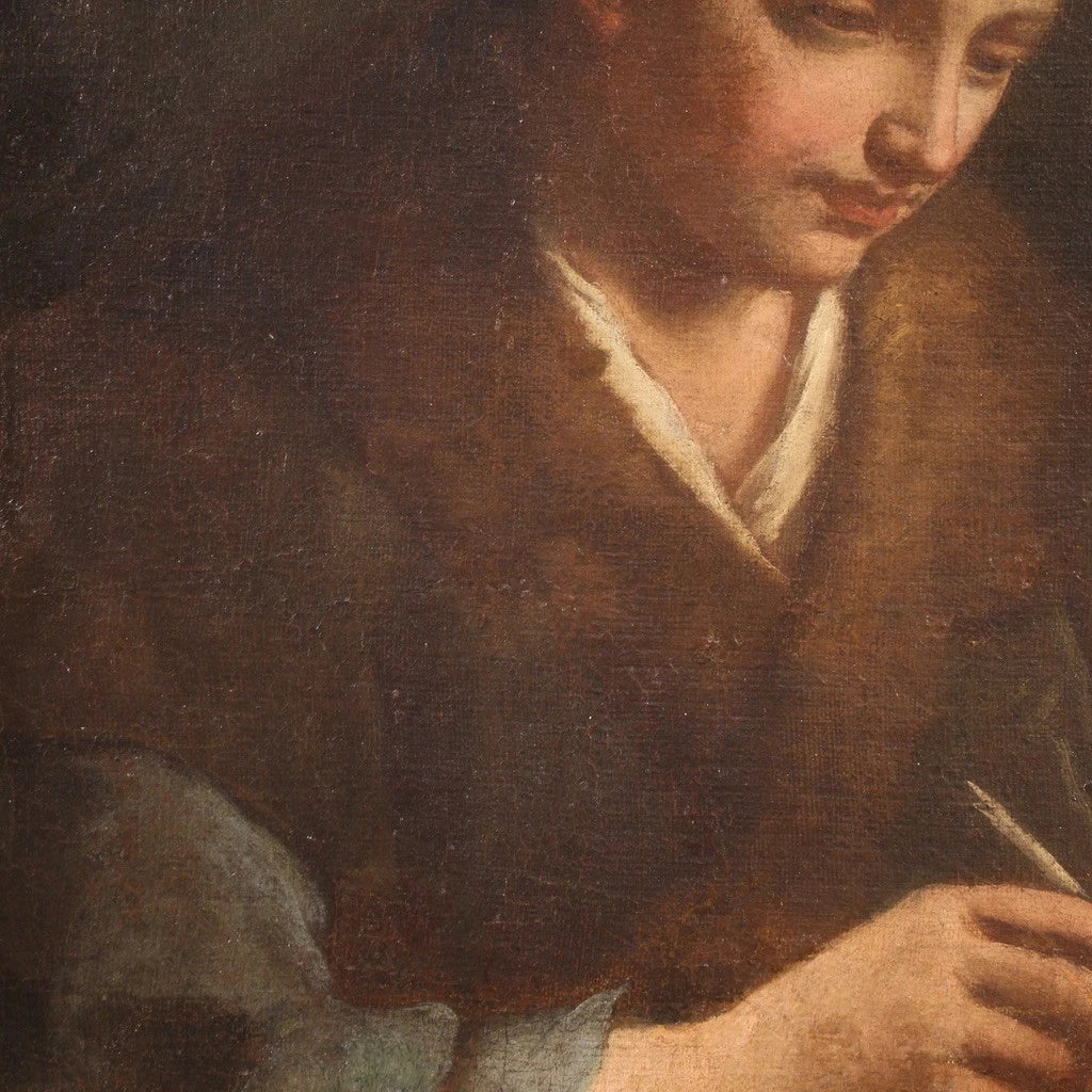 Oil painting on canvas depicting a portrait of great pictorial mastery
