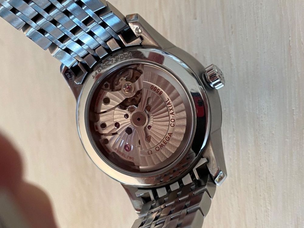 OMEGA De Ville Hour Vision watch equipped with the Co-Axial movement