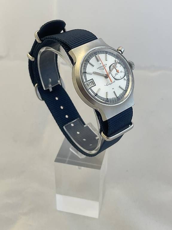 Vintage Longines Conquest Chronograph watch, 1972 Munich Olympic Games special edition