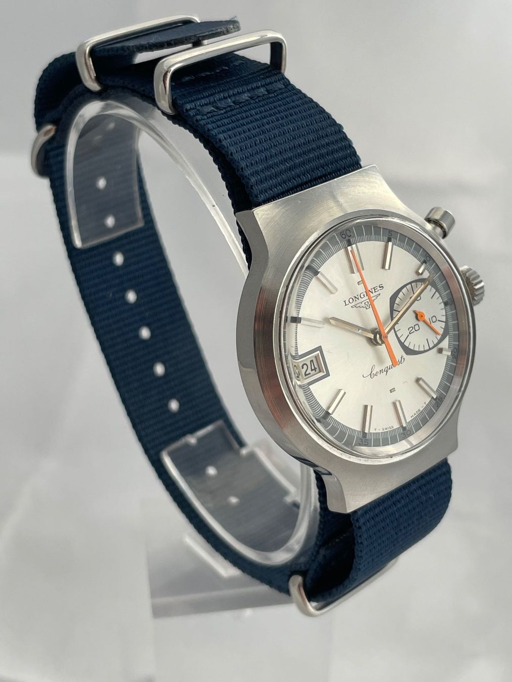 Vintage Longines Conquest Chronograph watch, 1972 Munich Olympic Games special edition
