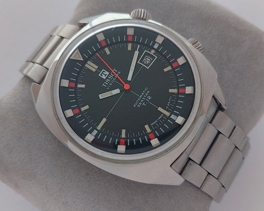 Montre de plongée vintage Tissot Seastar T.12 Automatique Navigator des années 1970
