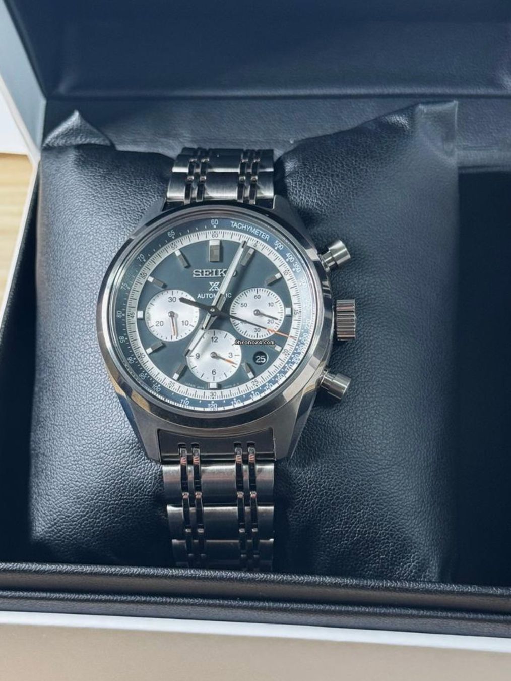 Exceptional Seiko Prospex SRQ049 Panda limited edition chronograph watch