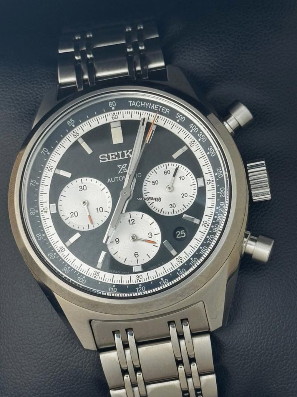 Exceptional Seiko Prospex SRQ049 Panda limited edition chronograph watch
