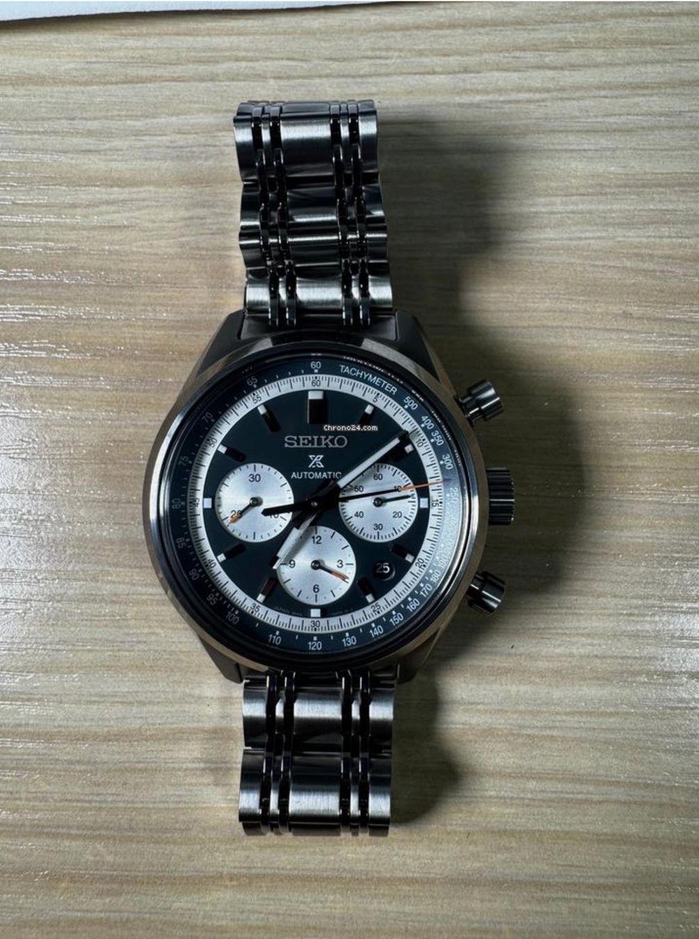 Exceptional Seiko Prospex SRQ049 Panda limited edition chronograph watch