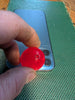 Cherry amber faturan bakelite necklace