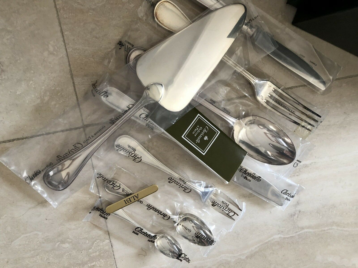 Magnificent 85-piece Christofle Albi cutlery set