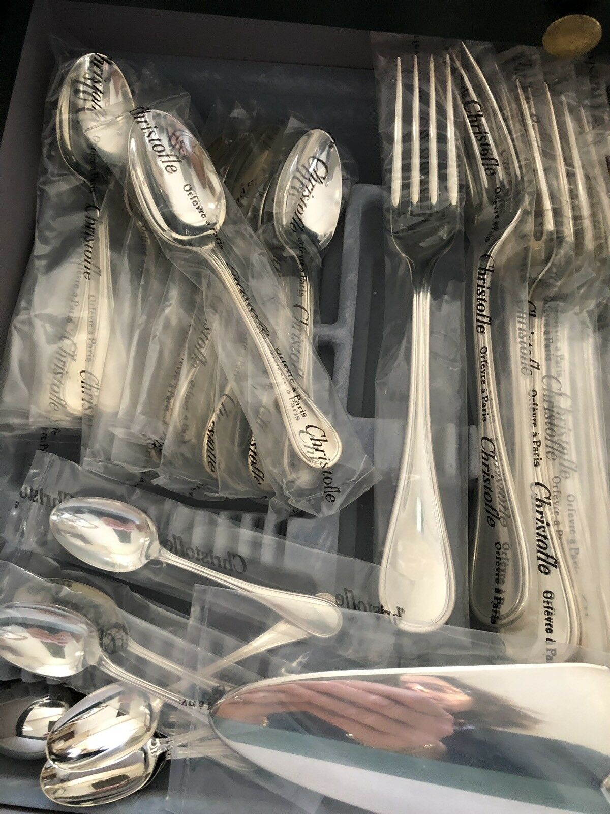 Magnificent 85-piece Christofle Albi cutlery set