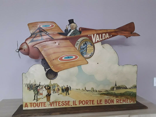 Valda pastilles enamel sign
