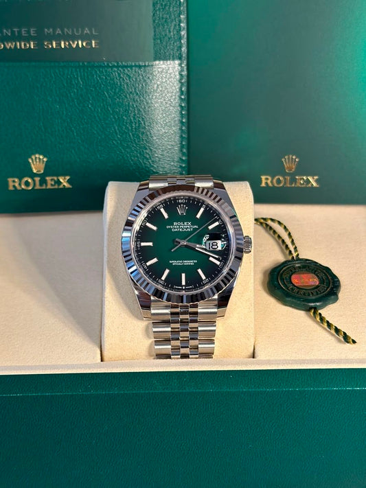 La Rolex Datejust 41mm Green Ombré 2026