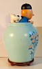 Tintin figurine in the vase