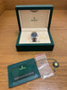 Rolex Datejust 36 126234 with blue fluted motif dial and Oyster bracelet