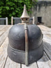 Model 1915 Pickelhaube in leather and grey metal