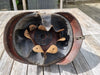 Model 1915 Pickelhaube in leather and grey metal