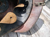 Model 1915 Pickelhaube in leather and grey metal