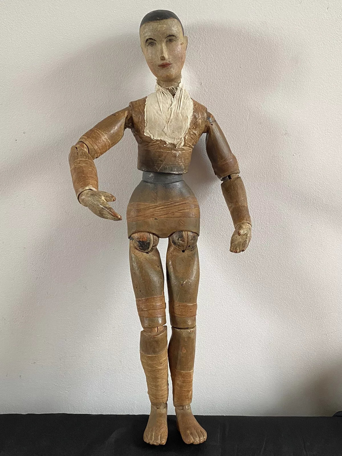 Articulated wooden artist's mannequin