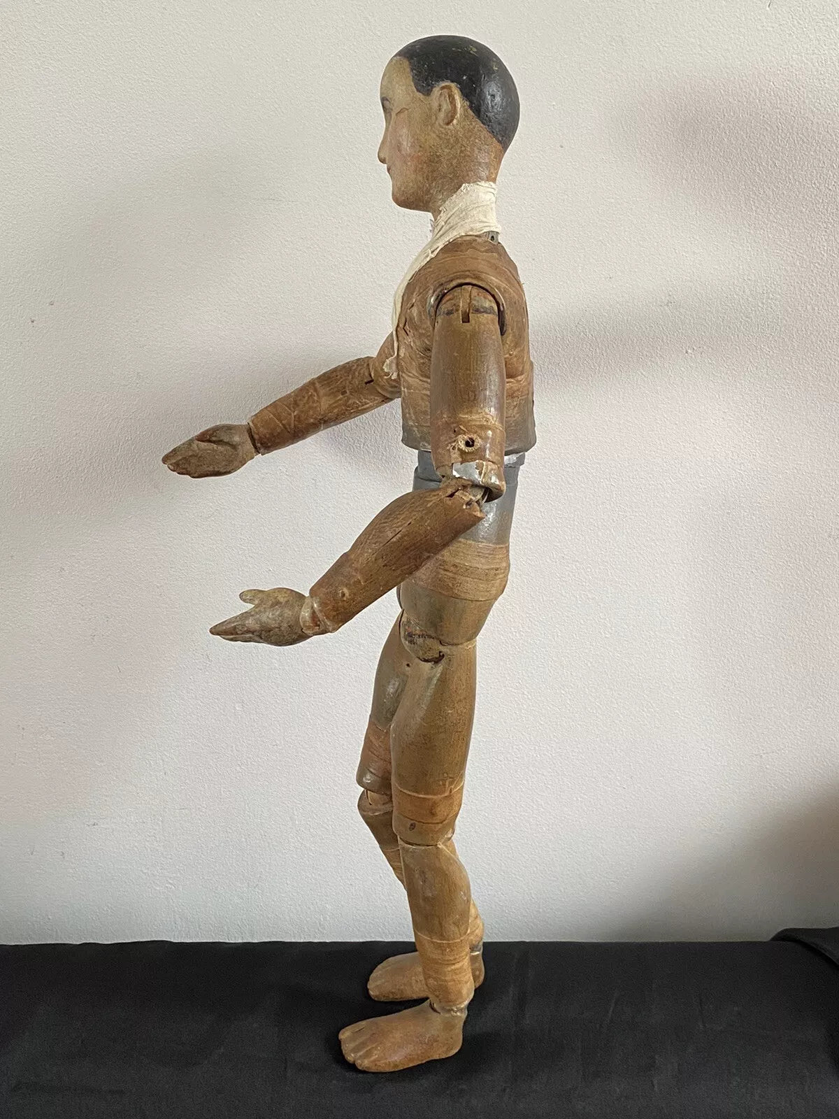 Articulated wooden artist's mannequin