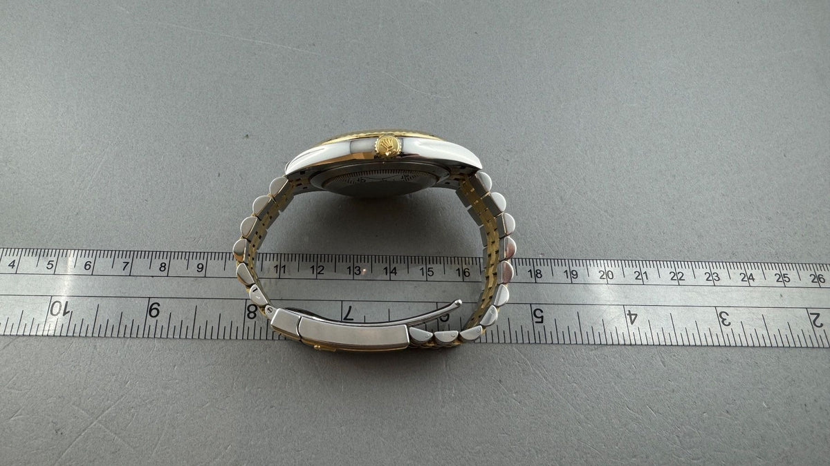 Rolex Datejust 41 luxury watch in yellow gold and steel