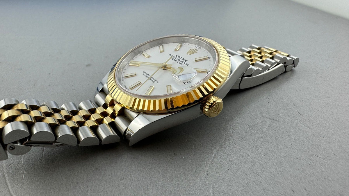 Rolex Datejust 41 luxury watch in yellow gold and steel